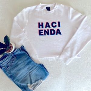 H&M cropped sweatshirt